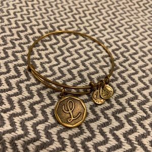 ALEX AND ANI initial bracelet